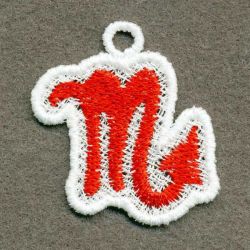 FSL Zodiac Ornament 10 machine embroidery designs