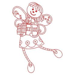 Redwork Sewing Fairy 07(Lg) machine embroidery designs