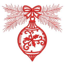 Redwork Dazzling Christmas(Lg) machine embroidery designs