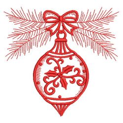 Redwork Dazzling Christmas 01(Sm) machine embroidery designs