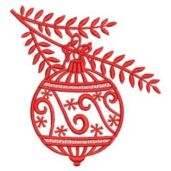 Redwork Dazzling Christmas 02(Md) machine embroidery designs