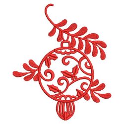 Redwork Dazzling Christmas 04(Lg) machine embroidery designs