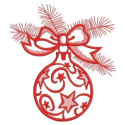 Redwork Dazzling Christmas 05(Md) machine embroidery designs