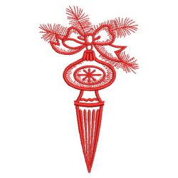 Redwork Dazzling Christmas 07(Md) machine embroidery designs