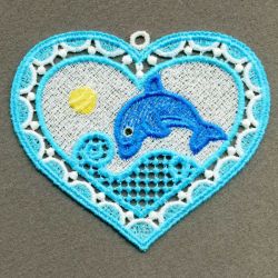 FSL Dolphin Ornament 10 machine embroidery designs