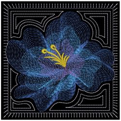 Rippled Flowers 03(Lg) machine embroidery designs