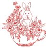 Redwork Easter Teacup 05(Md)