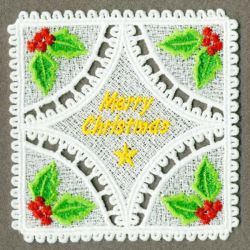FSL Christmas Doily 09 machine embroidery designs