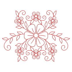 Redwork Elegance Quilt 04(Sm)