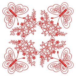 Redwork Elegance Quilt 07(Lg) machine embroidery designs