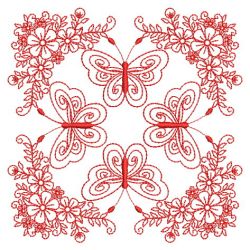 Redwork Elegance Quilt 08(Md)