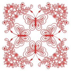 Redwork Elegance Quilt 08(Md)