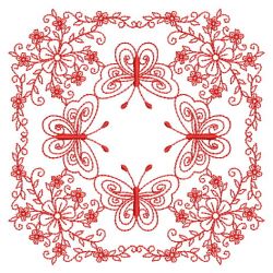 Redwork Elegance Quilt 09(Sm) machine embroidery designs