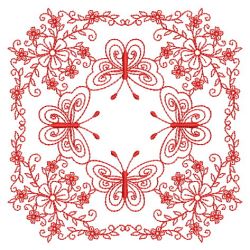 Redwork Elegance Quilt 09(Sm)