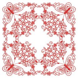 Redwork Elegance Quilt 10(Md) machine embroidery designs