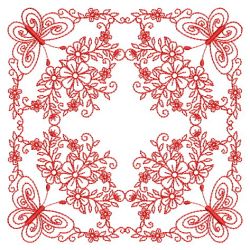 Redwork Elegance Quilt 10(Lg)