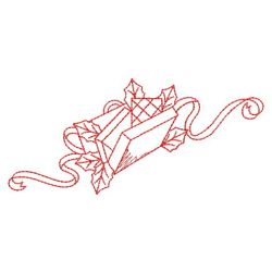 Redwork Christmas Gift 04(Sm)
