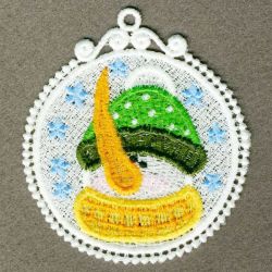 FSL Snowman Ornament 02 machine embroidery designs