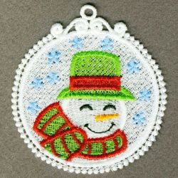 FSL Snowman Ornament 03 machine embroidery designs