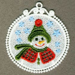 FSL Snowman Ornament 05 machine embroidery designs