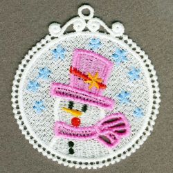 FSL Snowman Ornament 07 machine embroidery designs