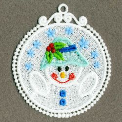 FSL Snowman Ornament 09 machine embroidery designs