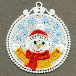 FSL Snowman Ornament 10 machine embroidery designs