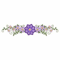 Heirloom Purple Flower machine embroidery designs