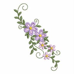 Heirloom Purple Flower 02 machine embroidery designs