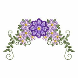 Heirloom Purple Flower 05 machine embroidery designs