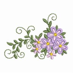 Heirloom Purple Flower 06 machine embroidery designs