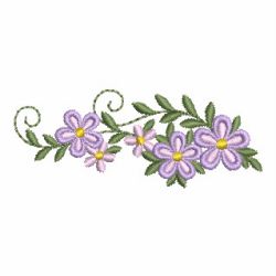Heirloom Purple Flower 07 machine embroidery designs