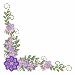 Heirloom Purple Flower 09 machine embroidery designs