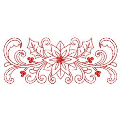 Redwork Heirloom Poinsettia 07(Md)