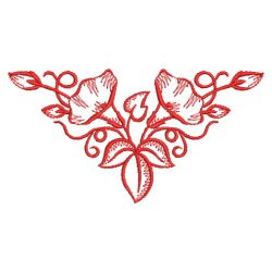 Redwork Morning Glory 2 10(Sm) machine embroidery designs