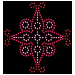 Colorful Candlewicking 2 07(Sm) machine embroidery designs