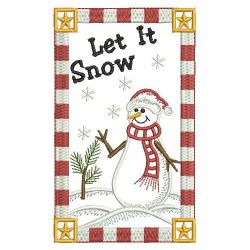 Let it Snow 08 machine embroidery designs