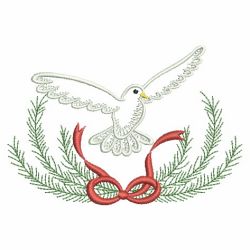 Vintage Christmas Doves 05(Lg) machine embroidery designs