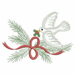 Vintage Christmas Doves 08(Lg) machine embroidery designs