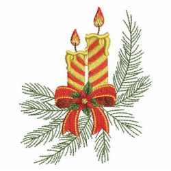 Christmas Candles 2 02 machine embroidery designs