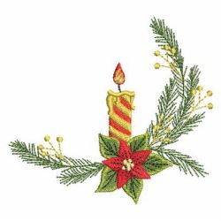 Christmas Candles 2 04 machine embroidery designs