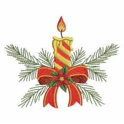 Christmas Candles 2 07 machine embroidery designs
