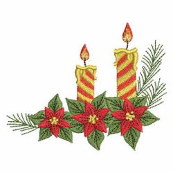 Christmas Candles 2 08 machine embroidery designs
