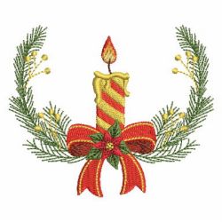 Christmas Candles 2 10 machine embroidery designs
