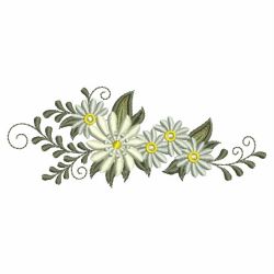 Heirloom White Flowers 07 machine embroidery designs
