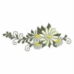 Heirloom White Flowers 12 machine embroidery designs
