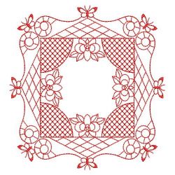 Redwork Enticement Quilt 06(Md)