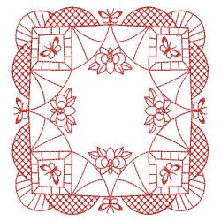Redwork Enticement Quilt 08(Md) machine embroidery designs