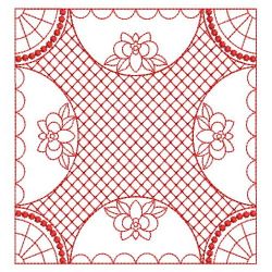 Redwork Enticement Quilt 10(Sm) machine embroidery designs