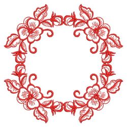 Redwork Heirloom Pansy 07(Md) machine embroidery designs